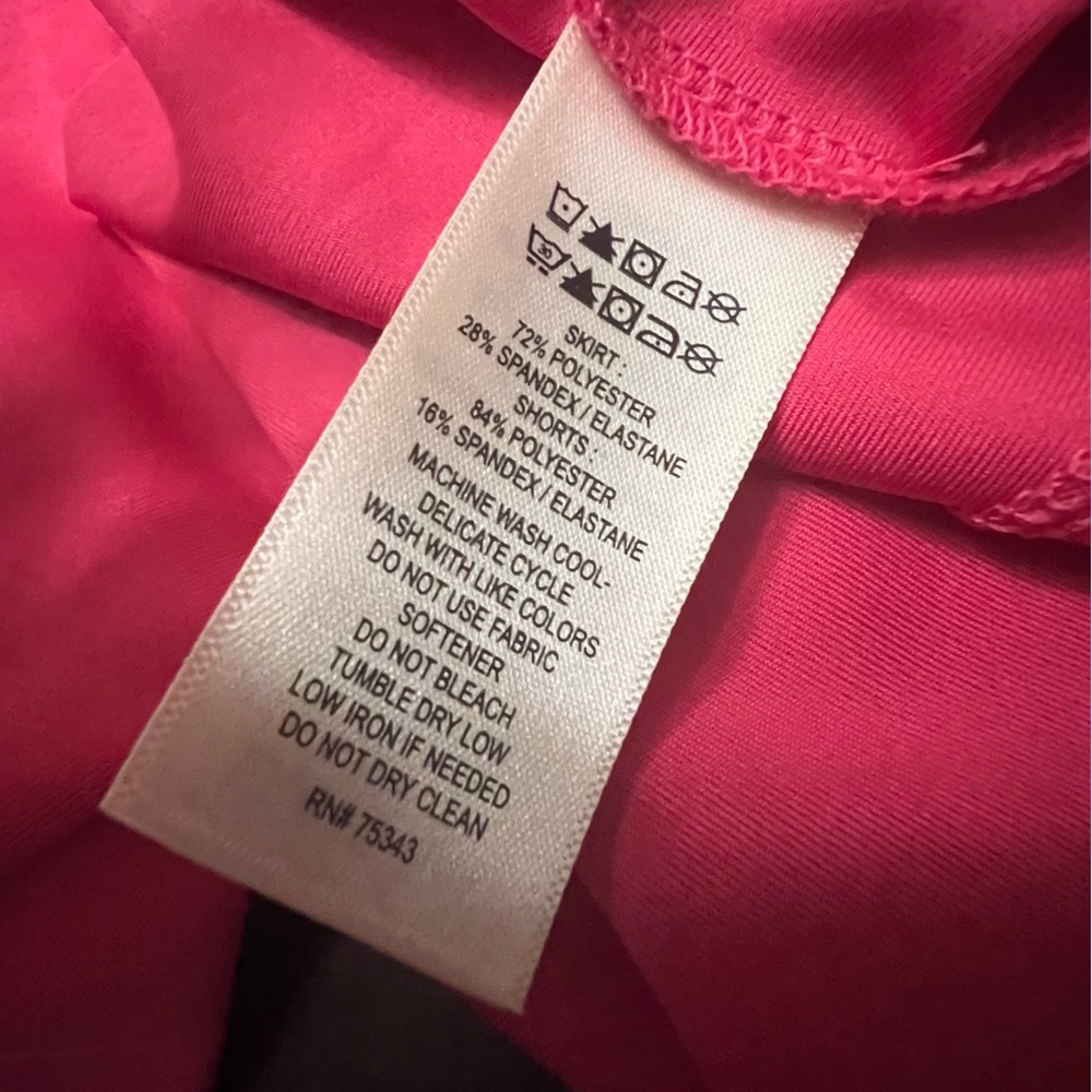 Tommy Bahama Golf Skort Hot Pink Ruffle Hem Women's size XL NWT - Picture 6 of 8